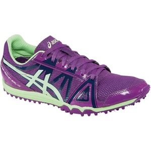 Asics Hyper‎ Rocket Girl XC Cross Country Spikes Purple Green Womens 7 EU 38